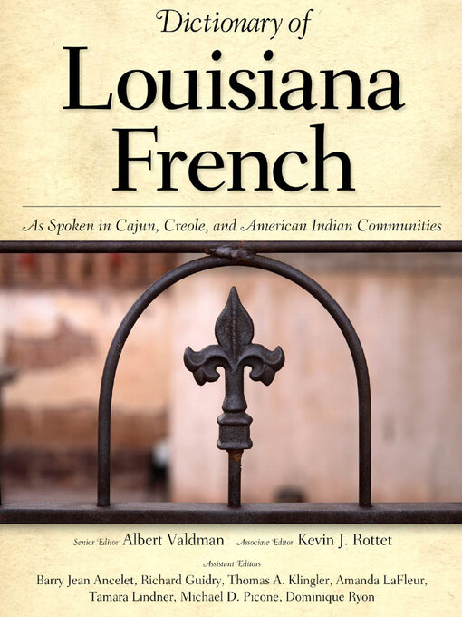 Title details for Dictionary of Louisiana French by Albert Valdman - Available